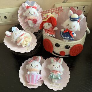 日单 许愿兔melody美乐蒂玩偶胸针 毛绒公仔