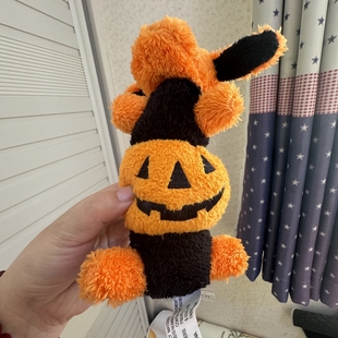 外单 万圣节要拥有一个南瓜小狗宠物发声棒子玩具小型犬