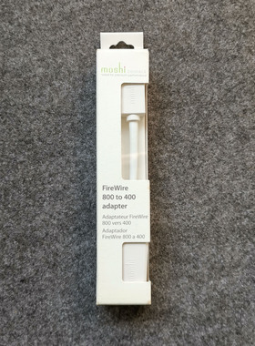 moshi摩仕firewire 1394B火线800转400转接线转换口apple苹果专用