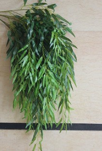 仿真柳树叶 柳叶/假叶 仿真柳枝 垂柳杨柳 柳树枝 叶子 柳条柳条