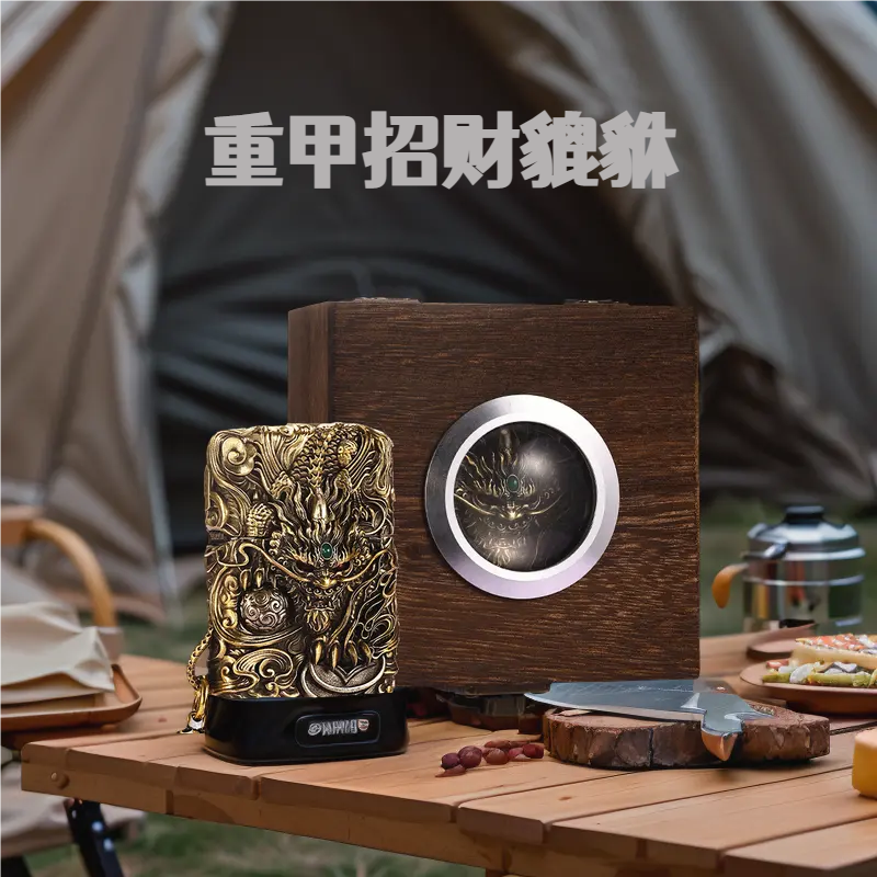 zippo打火机正版 之宝经典 煤油防风招财貔貅 重铠甲套壳男士送礼