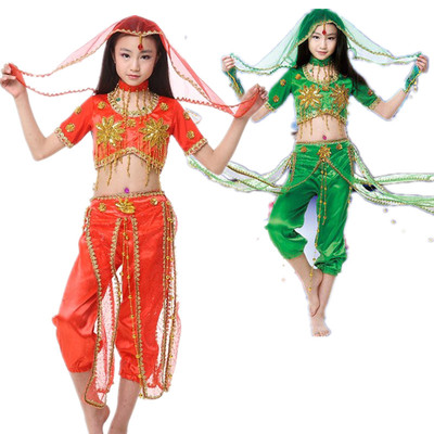 儿童新疆舞蹈民族演出服