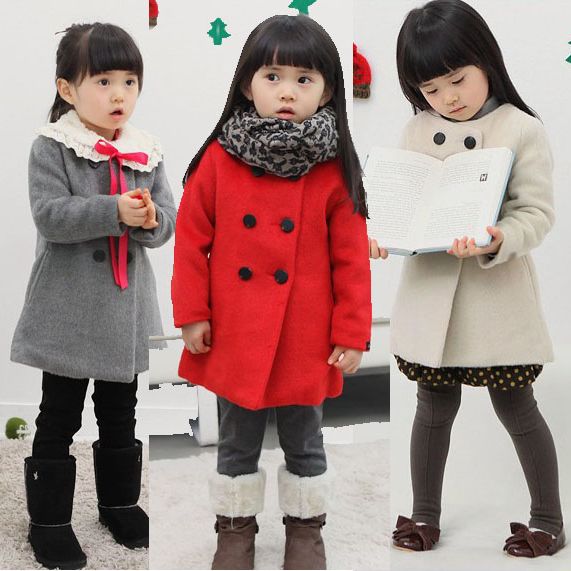 Manteau pour fille en mélange - Ref 2162433 Image 1