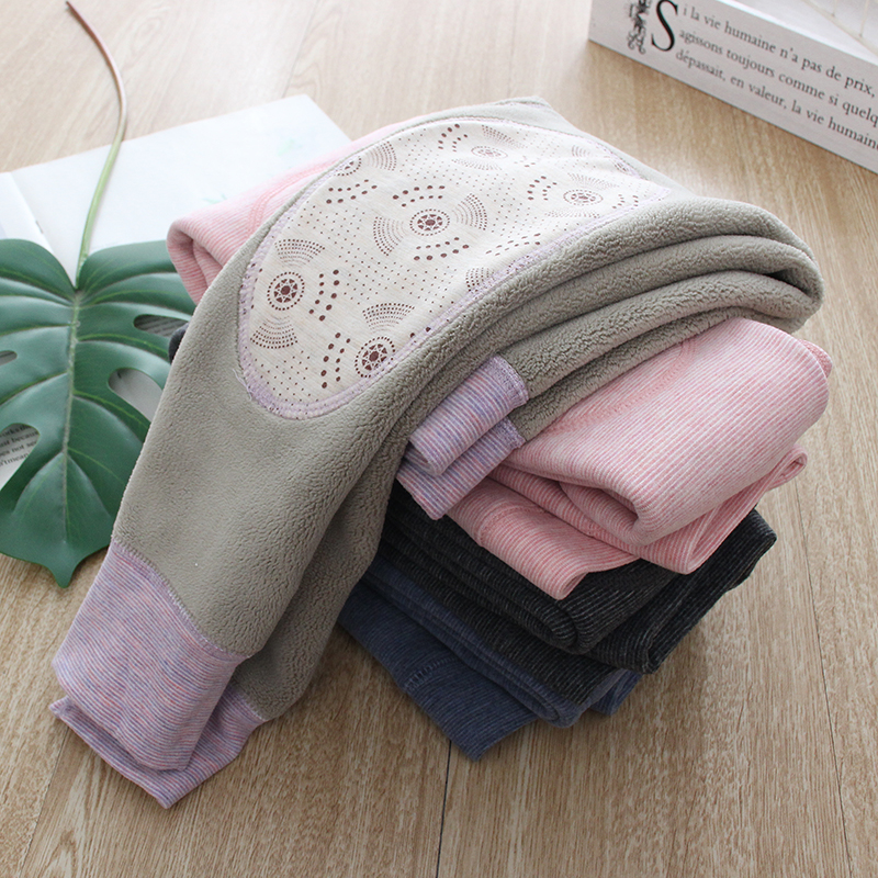 校服神裤德绒加绒加厚保暖裤冬款