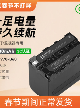 沣标NP-F970/F750/F550补光灯电池LED摄影摄像灯外拍监视器影室灯