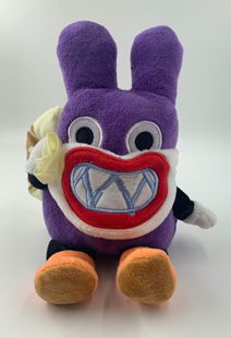 隱形小偷 公仔 瑪麗 紫色 毛絨 玩具 菇種子 馬里奧 兔子