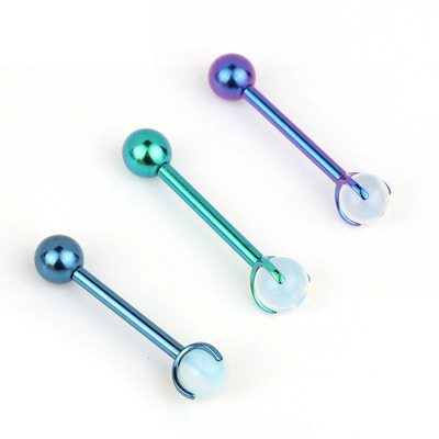 F136钛合金舌钉内螺纹圆球晶石