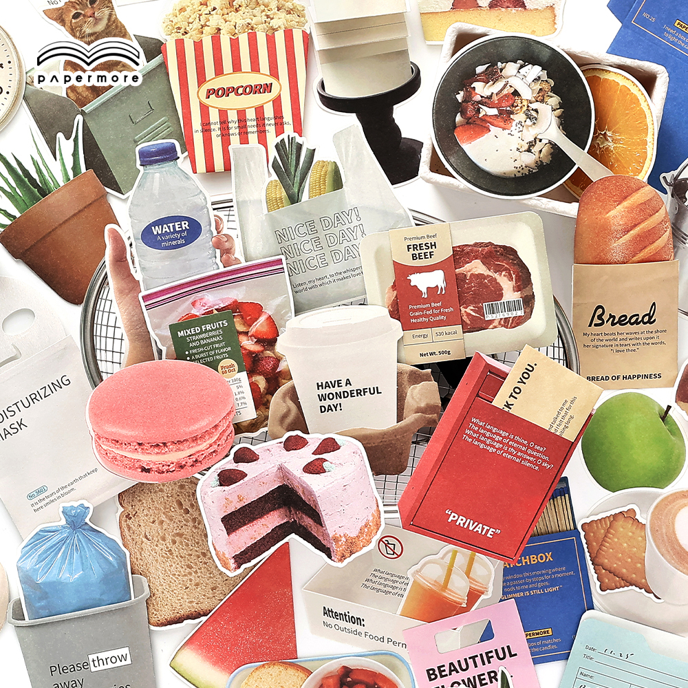 papermore 好玩日常系列diy手帐装饰有趣小手工素材包