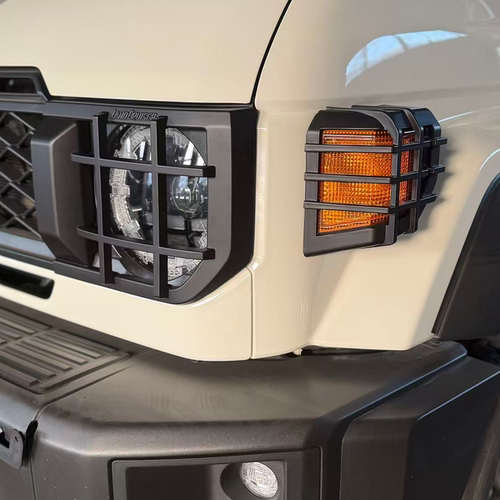 丰田LC71/76/78/79大灯/角灯保护罩改装件适配新款车型无损安装