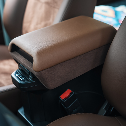 丰田LC71/76/78/79改装件中央扶手储物增高肘托适配新款带冰箱车