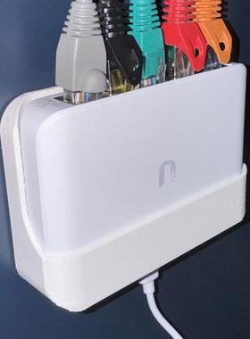 Unifi Flex/Flex mini 5口交换机支架墙面收纳架壁挂底座