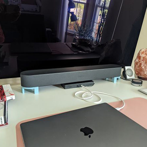 适用Sonos beam Gen/Gen2 Soundbar回音壁桌面托架收纳架音箱支架