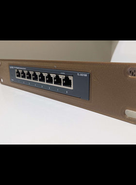 TP-Link SG108 SF1006P SG608E 8口交换机10英寸机架安装支架定制