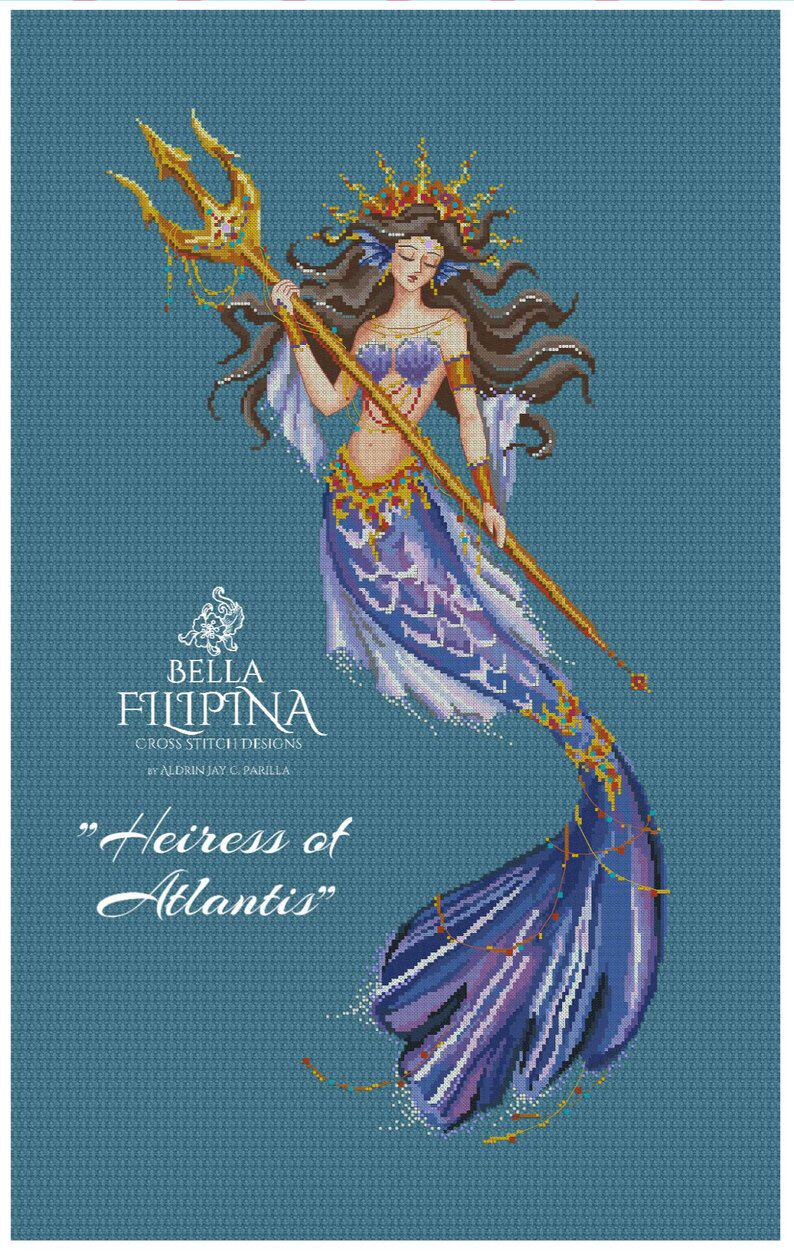 T2334   T2312   Cross stitch ~ BF   Atlantis Of      primary sweep drawing   reserve   Q23