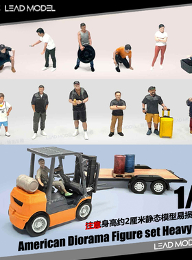【领衔】预订|Car Meet Influencers 64人偶模型American Diorama