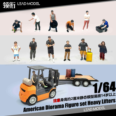 【领衔】出货|Car Meet Influencers 64人偶模型American Diorama