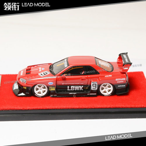 现货|SKYLINE GT-R ER34 #9 LBWK Stance Hunters 1/64 SH 车模型