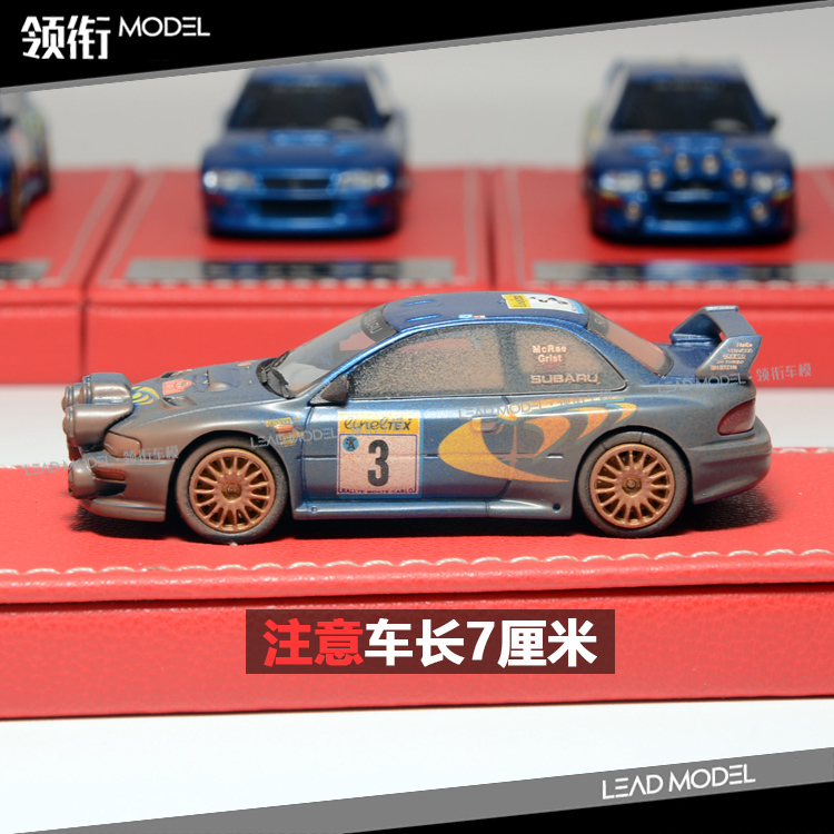 现货|VIP SCALE 1/64 斯巴鲁 翼豹 P7 3# WRC 泥