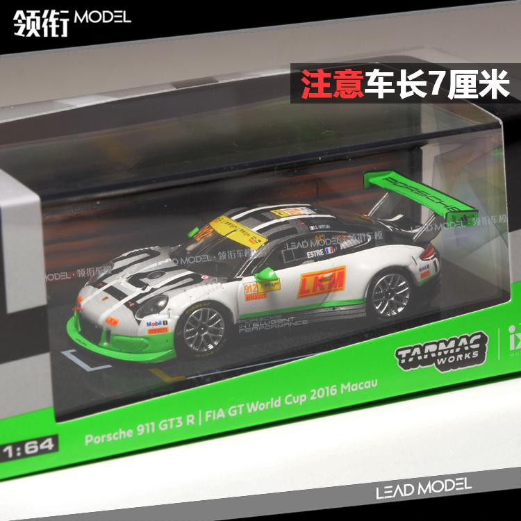 现货|TARMAC TW 1/64 911 GT3 MACAU GT CUP车模型