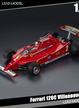 【领衔】等待|126C Villeneuve 1980 #2 GP Replicas 1/18 车模型