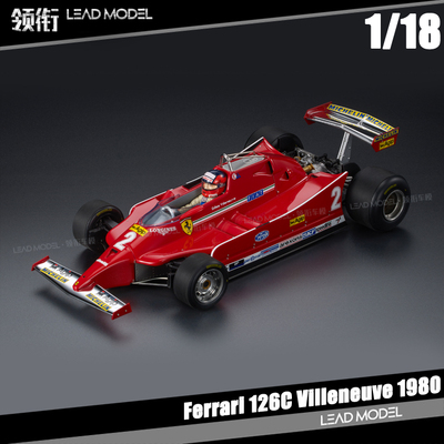 【领衔】等待|126C Villeneuve 1980 #2 GP Replicas 1/18 车模型
