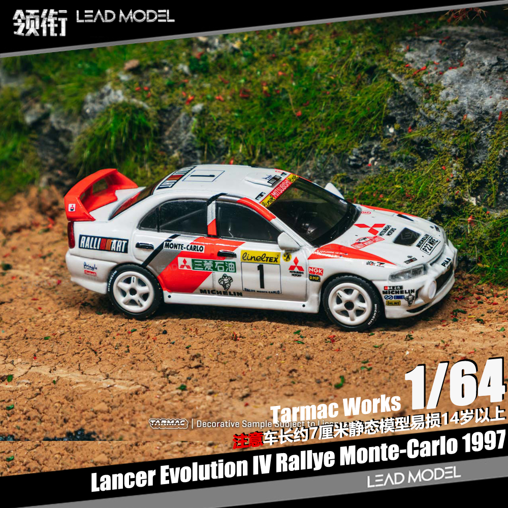 【领衔】预订|Lancer Evo4 IV Monte-Carlo TARMAC 1/64 车模型TW