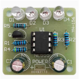 ZYKJ NE555呼吸灯 LED电子制作散件 4个 308 电子DIY趣味制作套件