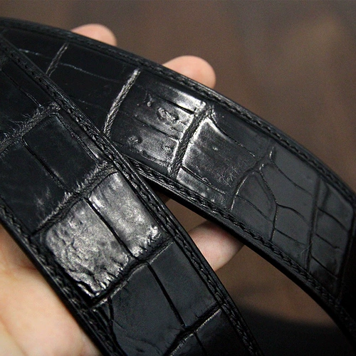 Ремень, ретро пряжка для отдыха, крокодил, из натуральной кожи, простой и элегантный дизайн, делается под заказ