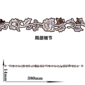 二胡专用水移画仿螺钿贴纸乐器贴画乐可以订做