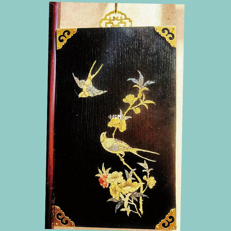 jj1029.2/3古筝杨琴中国传统古典乐器贝壳花水移画家具花瓷砖橱柜