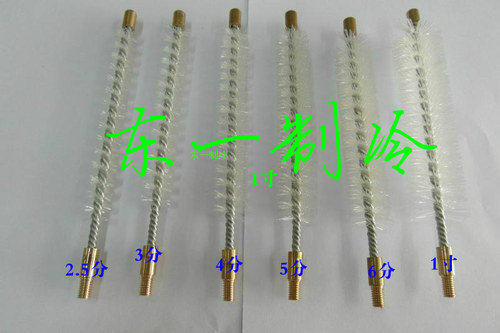 中央空调铜管清洗刷冷凝管刷尼龙刷 管道刷 水炮杆通炮刷杆子毛刷