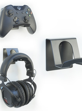 美易支游戏手柄耳机PS5/Xbox健身环VR金属上墙壁挂软垫防划-2只装