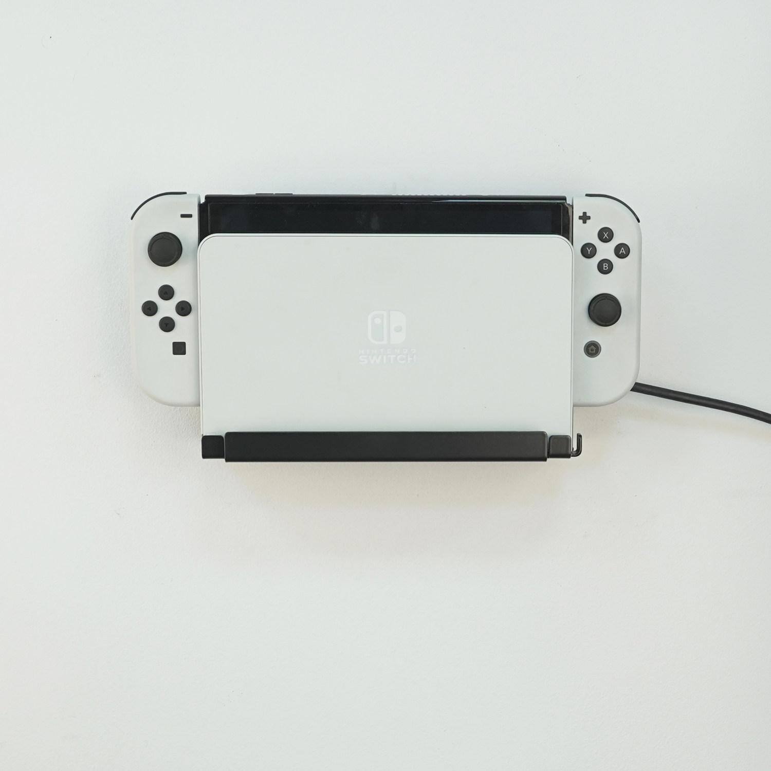 NINTENDO 스위치 벽면 브래킷 + 컨트롤러 브래킷은 기존 모델|확장 버전|OLED 게임 카드 보관 장치와 호환됩니다