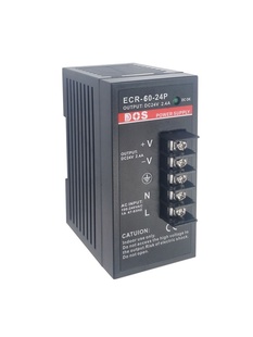 24P足功率24V2.5A质保三年 开关电源供应器ECR 导轨式