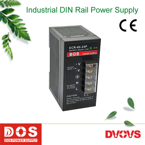 ecr工业导轨开关电源60w输出24v