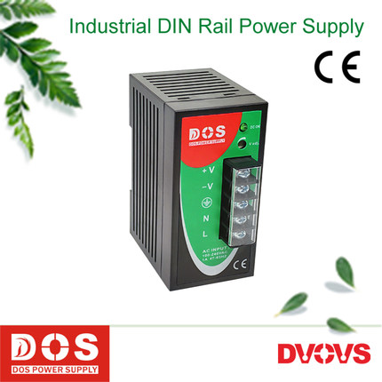 厂家直销DOS导轨式开关电源供应器可选直流数字电压显示5V12V24V