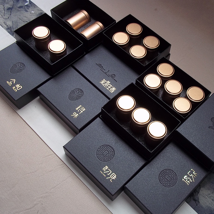 小茶罐回礼组合系列多图案硬盒