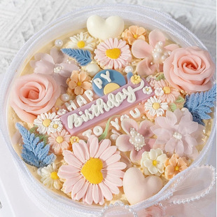 多款立体花朵翻糖硅胶模具蛋糕装饰diy烘焙工具玫瑰花巧克力模具