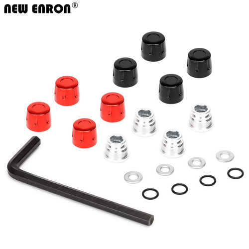 模型车 RC 1.9 2.2寸 轮毂轮轴 螺母 M4 1/10 Axial SCX10