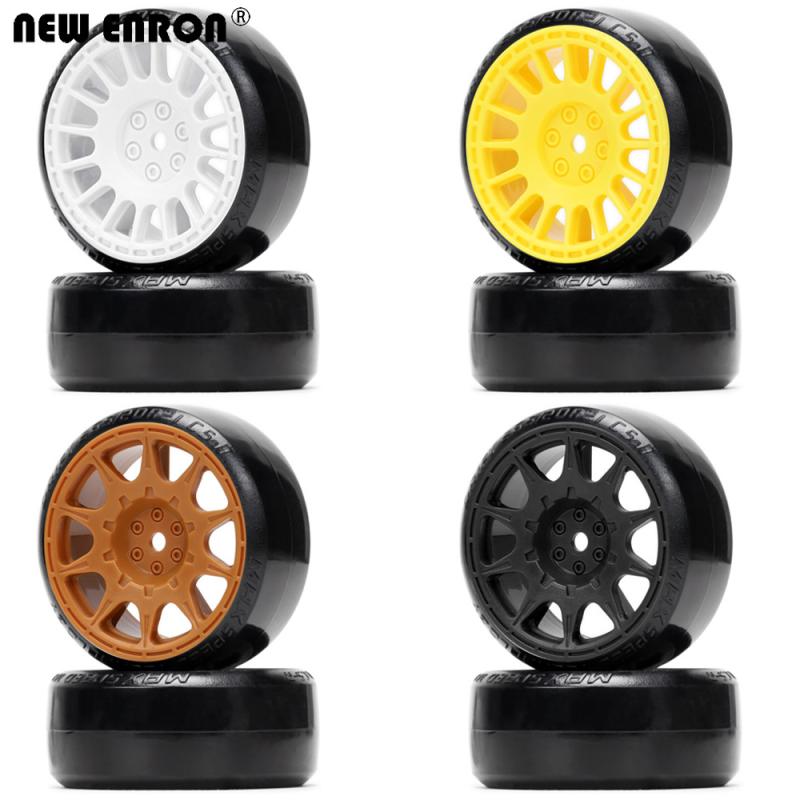 1/10 模型车 光头漂移轮毂轮胎 HSP TAMIYA 樱花 D4 XIS TT01 MST