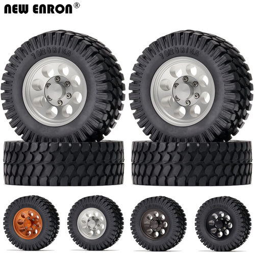 RC 1/10 1.55寸 金属轮毂 78MM 攀爬轮胎 D90 CC01 Axial 90069
