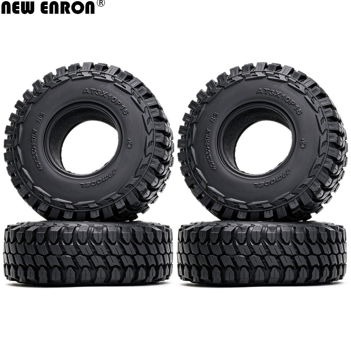 1.9寸 攀爬轮毂 110*40MM胎皮 带内胆SCX10 RC4WD CC01 TRX4 JEEP
