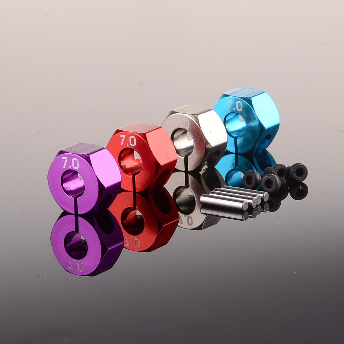 1/10遥控模型车金属六角结合