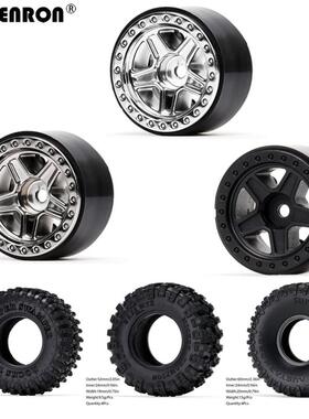 1.0寸 Axial 1/24 SCX24 90081 吉姆尼  塑料夹片轮毂轮胎 TRX4-M