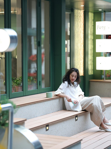 悦迷Art Nuts  以时光之名悠悠我心进口雨露麻高腰显腿长直筒半裙