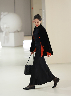 悦迷Art Nuts 流光盛宴 暗夜亦有光芒 新中式国风双面穿真丝丝绒