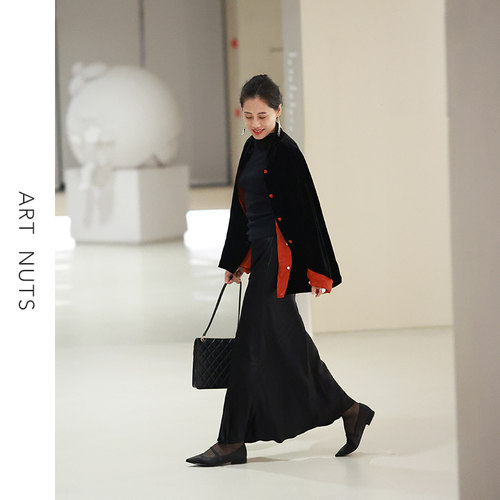 悦迷Art Nuts 流光盛宴 暗夜亦有光芒 新中式国风双面穿真丝丝绒