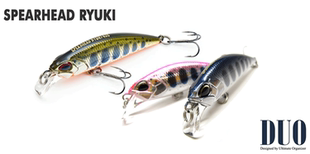 日本DUO SPEARHEAD RYUKI 矛头50S 4克翘嘴鳟鱼沉水米诺路亚饵