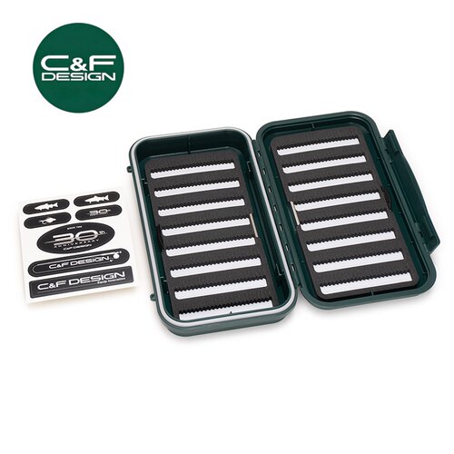 日本CF飞钓飞蝇钩饵盒30周年限定