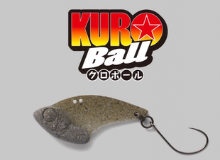 日本JACKALL KUROBALL VIB 2克3克微物溪流全水层鳟鱼小饵路亚饵